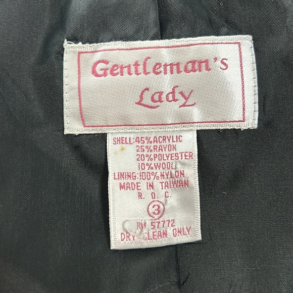 Vintage Gentleman’s Lady Double Breasted Blazer Navy size small - Picture 15 of 16